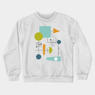 Flowchart Mid Century Modern Crewneck Sweatshirt